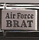 Air force Brat - laser 9mm Italian charm